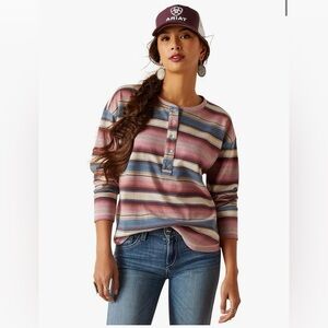Ariat Women's Terry Henley Sweatshirt